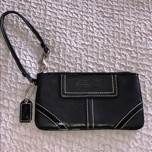 Black Coach wristlet